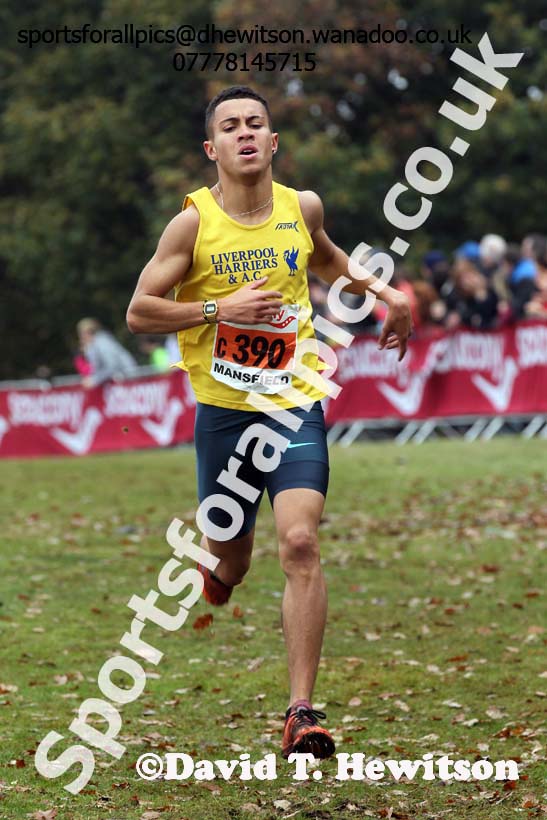 Junior men, National Cross Country Relays, Berry Park, Mansfield. Photo: David T. Hewitson/Sports for All Pics